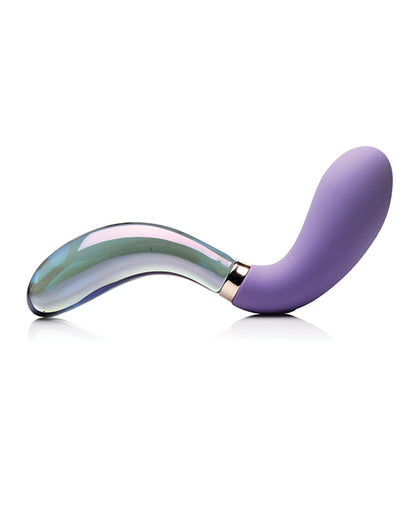 Prisms Vibra-glass 10x Dual Ended Wavy Silicone-glass Vibrator - Pari
