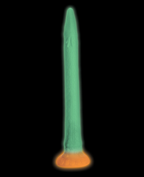 Creature Cocks Makara Silicone Snake Dildo - Glow In The Dark