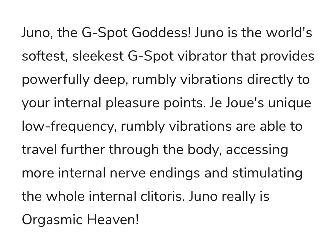 Je Joue Juno G Spot Vibrator